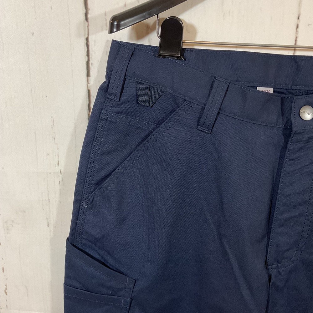 Carhartt Men's Rugged Professional Series Cargo Pants 34x30 Navy Loose Fit Work - Picture 4 of 14